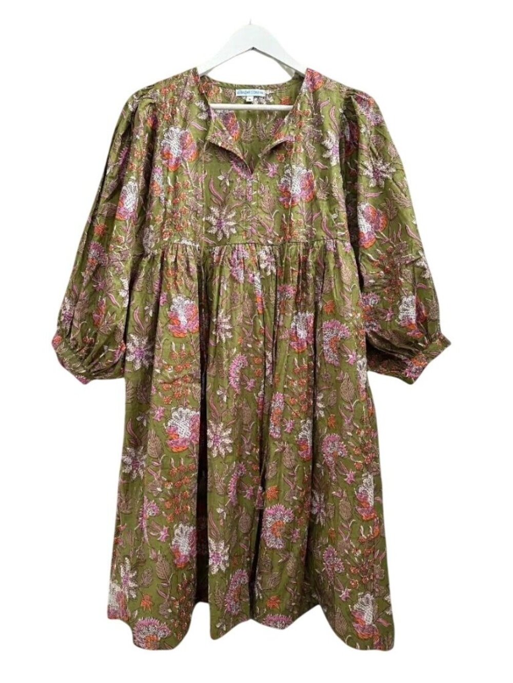 LE BAZAR COASTAL Stellita Caftan in Pear Size XL
